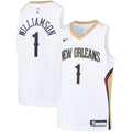 Zion Williamson New Orleans Pelicans Nike Youth Swingman Player Jersey - Association Edition - White | NBA Fan Gear