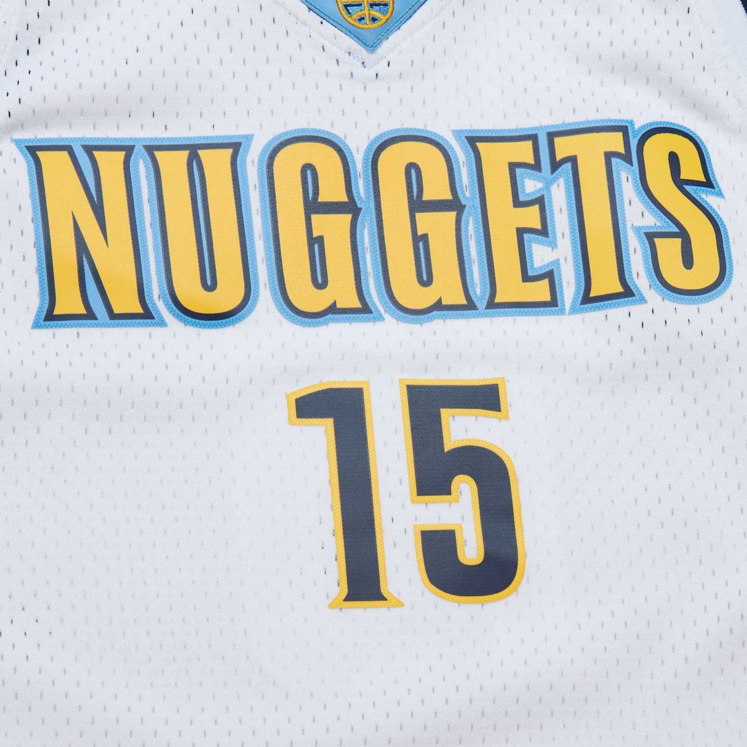 Nikola Jokic Denver Nuggets Mitchell & Ness 2016/ 17 Throwback Swingman Jersey - White | NBA Fan Gear