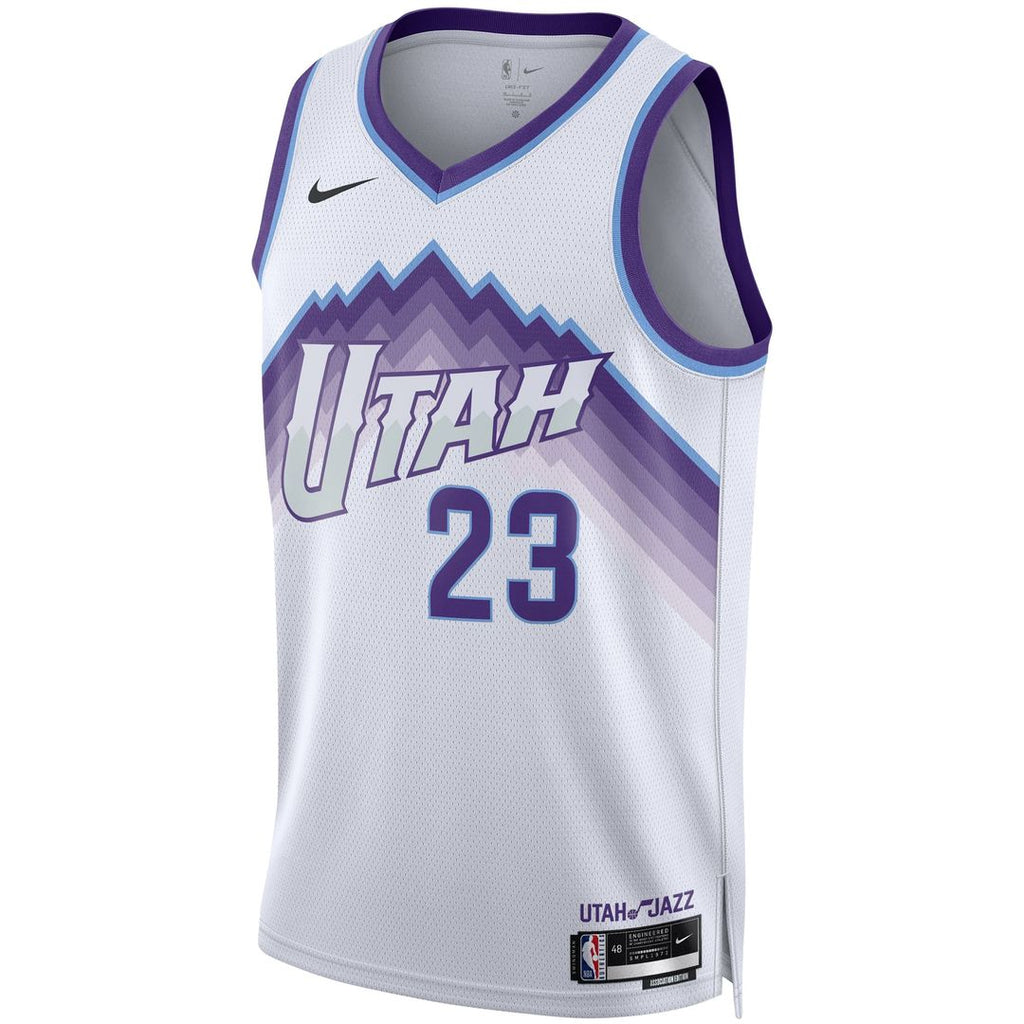 Lauri Markkanen Utah Jazz Nike Unisex Swingman Jersey - Association Edition - White | NBA Fan Gear