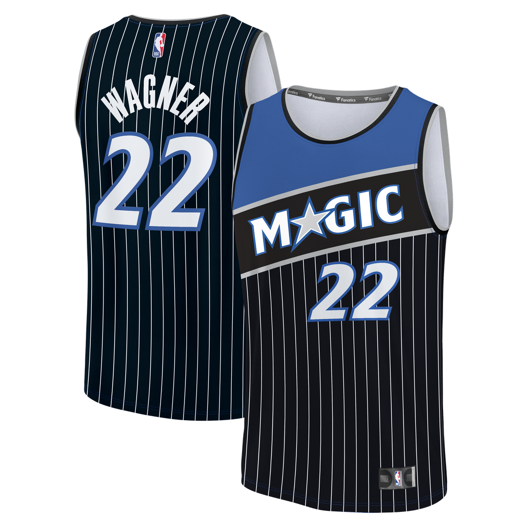 Franz Wagner Orlando Magic Fanatics Fast Break Jersey - Statement Edition - Black | NBA Fan Gear