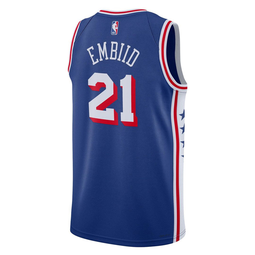 Joel Embiid Philadelphia 76ers Nike Youth Swingman Jersey - Icon Edition - Royal | NBA Fan Gear