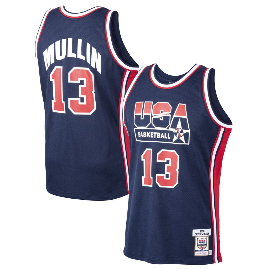 Chris Mullin USA Basketball Mitchell & Ness 1992 Dream Team Authentic Jersey - Navy | NBA Fan Gear