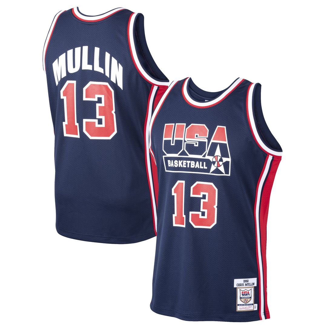 Chris Mullin USA Basketball Mitchell & Ness 1992 Dream Team Authentic Jersey - Navy | NBA Fan Gear