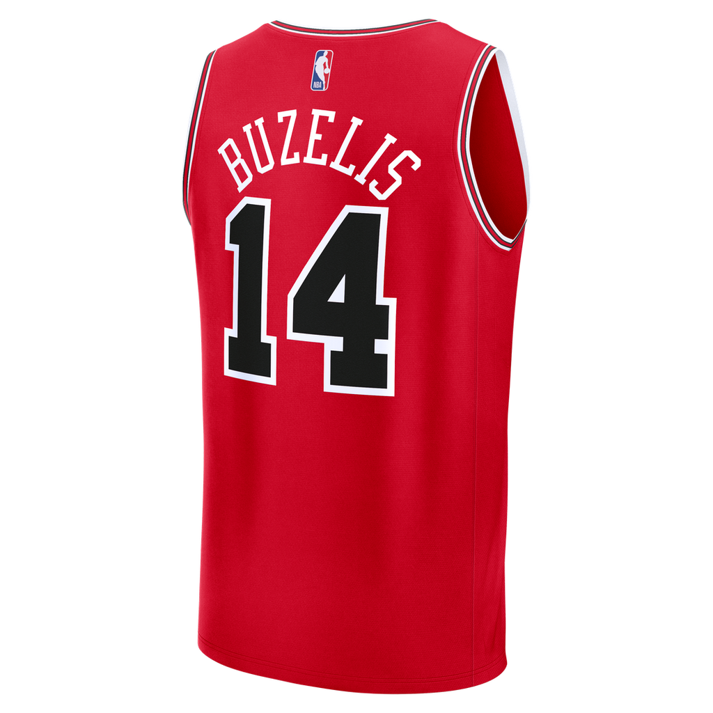 Matas Buzelis Chicago Bulls Fanatics Fast Break Replica Player Jersey - Icon Edition - Red | NBA Fan Gear