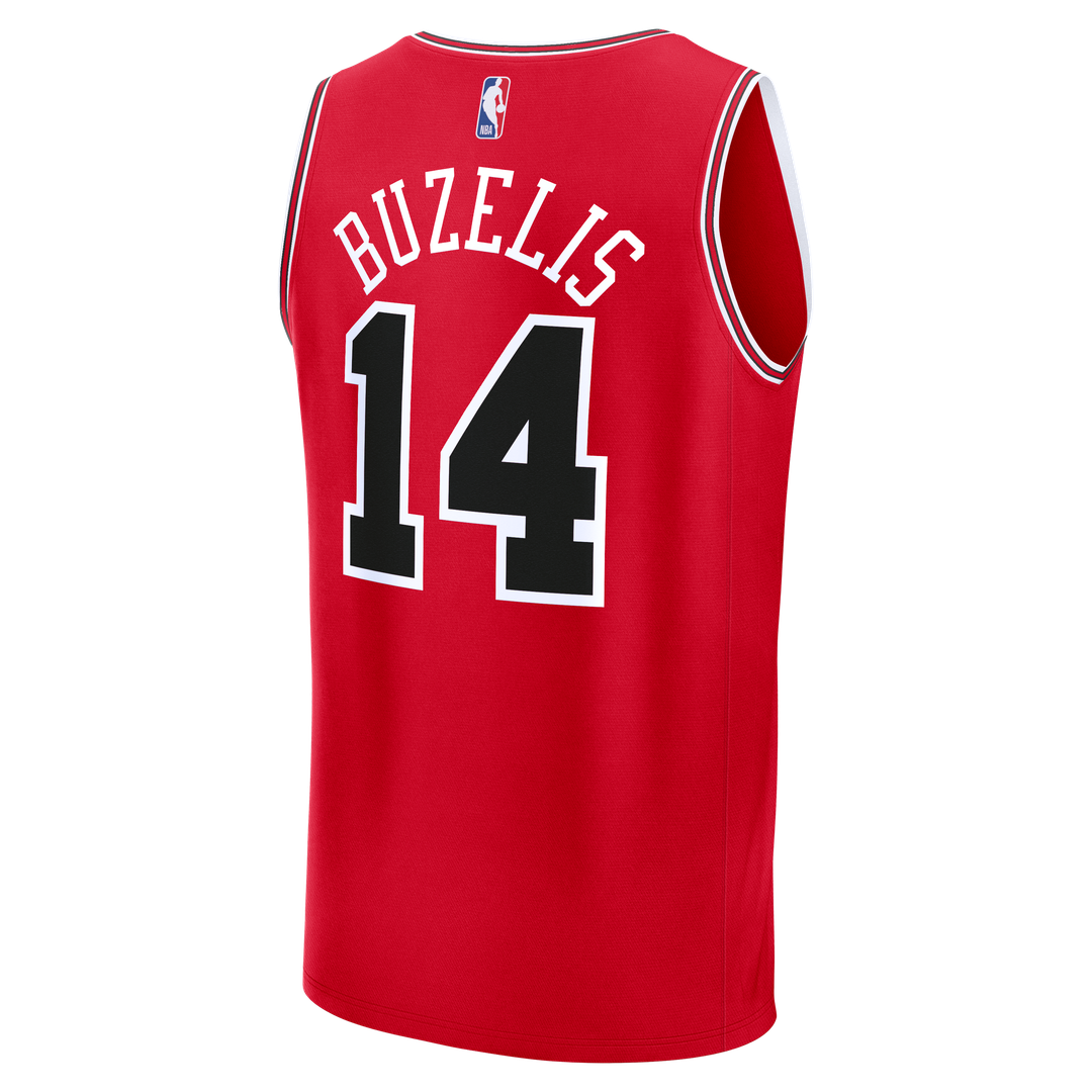 Matas Buzelis Chicago Bulls Fanatics Fast Break Replica Player Jersey - Icon Edition - Red | NBA Fan Gear
