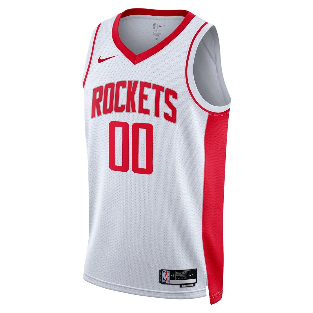 Houston Rockets Nike Unisex Swingman Custom Jersey White - Association Edition | NBA Fan Gear