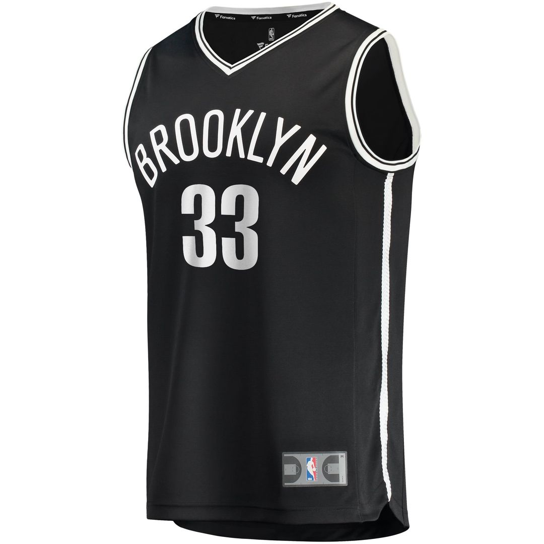 Nicolas Claxton Brooklyn Nets Fanatics Fast Break Player Jersey - Icon Edition - Black | NBA Fan Gear
