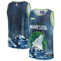 Minnesota Timberwolves NBA & KidSuper Studios by Fanatics Unisex Hometown Jersey - Blue | Fan Gear