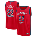 Derik Queen New Orleans Pelicans Fanatics Fast Break Replica Player Jersey - Statement Edition - Red | NBA Fan Gear
