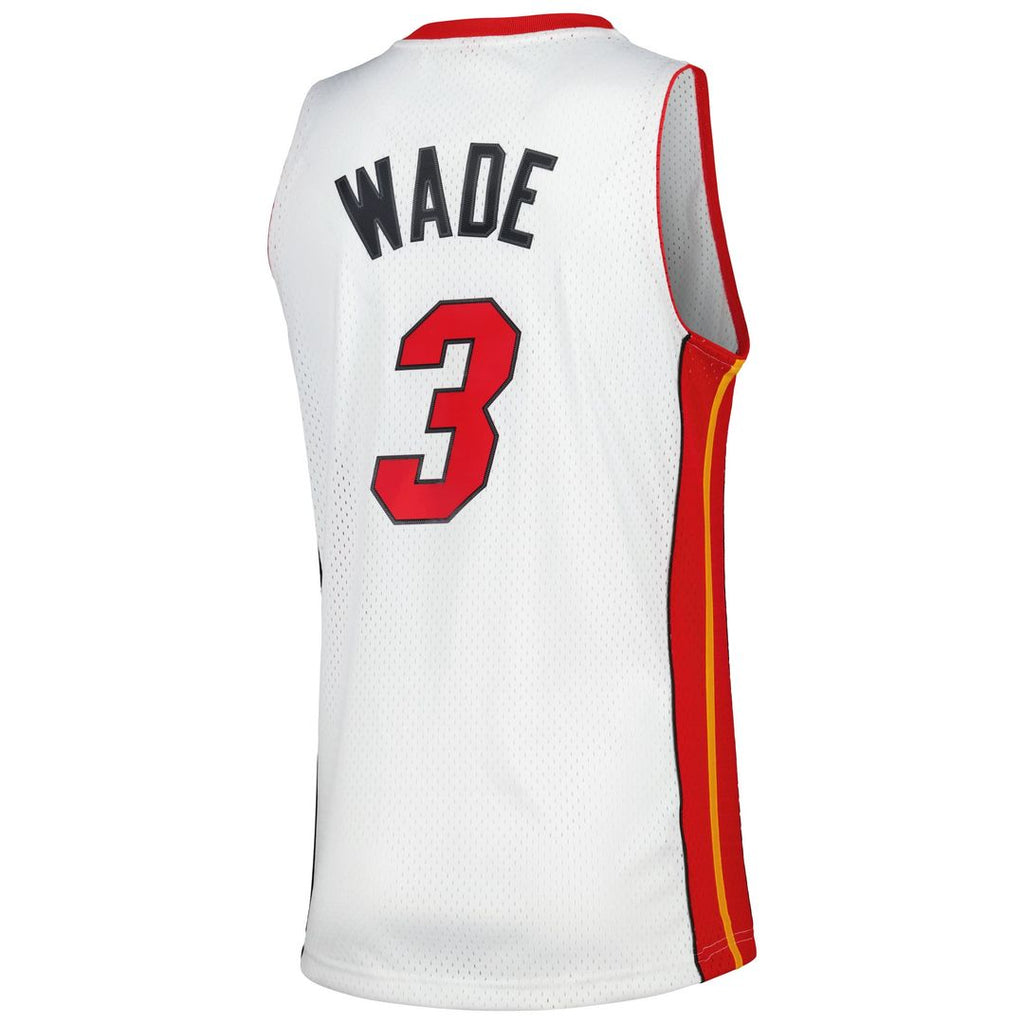 Dwyane Wade Miami Heat Mitchell & Ness 2005/ 06 Hardwood Classics Swingman Jersey - White | NBA Fan Gear