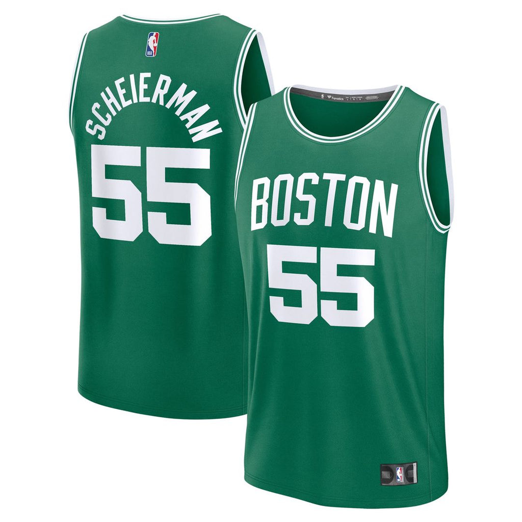Baylor Scheierman Boston Celtics Fanatics Youth 2024 NBA Draft Fast Break Player Jersey - Icon Edition - Kelly Green | Fan Gear