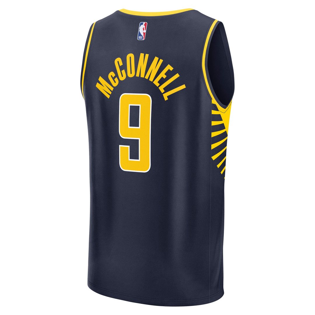 T.J. McConnell Indiana Pacers Fanatics Fast Break Replica Jersey - Navy - Icon Edition | NBA Fan Gear