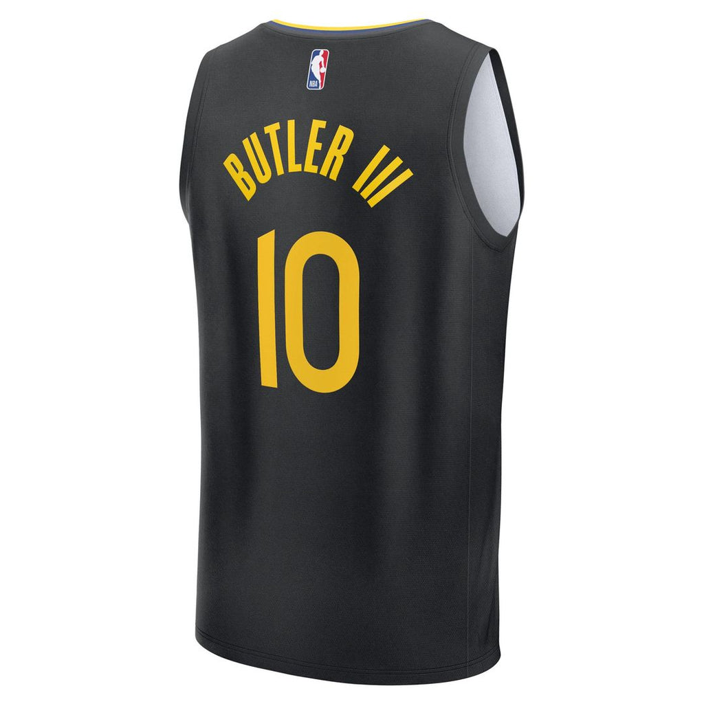 Jimmy Butler III Golden State Warriors Fanatics Fast Break Replica Player Jersey - Statement Edition - Black | NBA Fan Gear