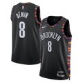 Egor Dëmin Brooklyn Nets Nike Unisex 2025/ 26 Swingman Jersey - City Edition - Black | NBA Fan Gear