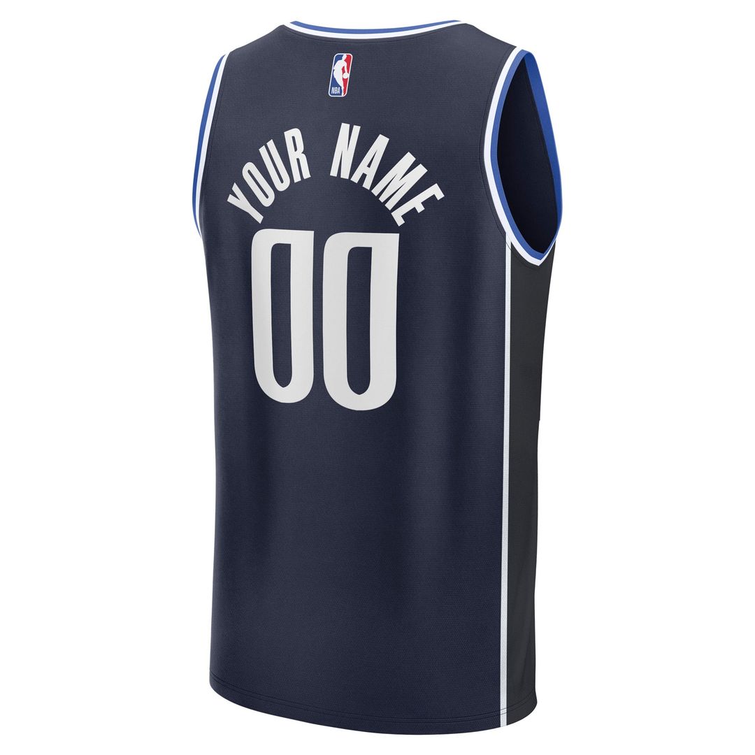 Dallas Mavericks Fanatics Fast Break Custom Jersey - Icon Edition - Blue | NBA Fan Gear