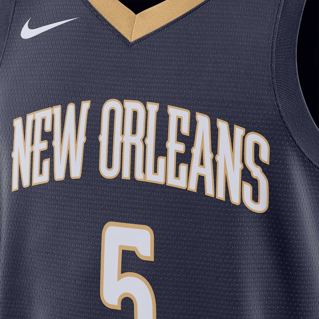 Dejounte Murray New Orleans Pelicans Nike Unisex 2024 Offseason Addition Nike Swingman Jersey - Navy | NBA Fan Gear