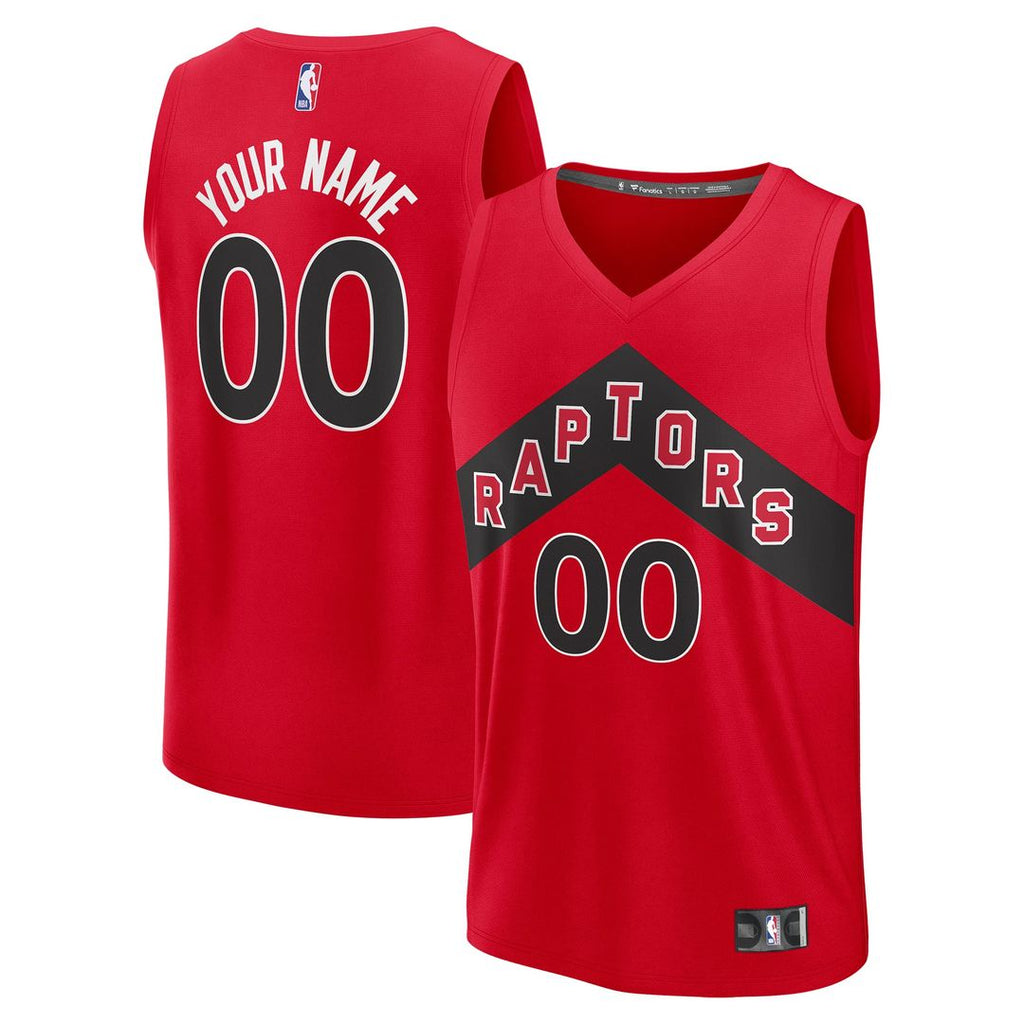 Toronto Raptors Fanatics Fast Break Custom Jersey - Icon Edition - Red | NBA Fan Gear