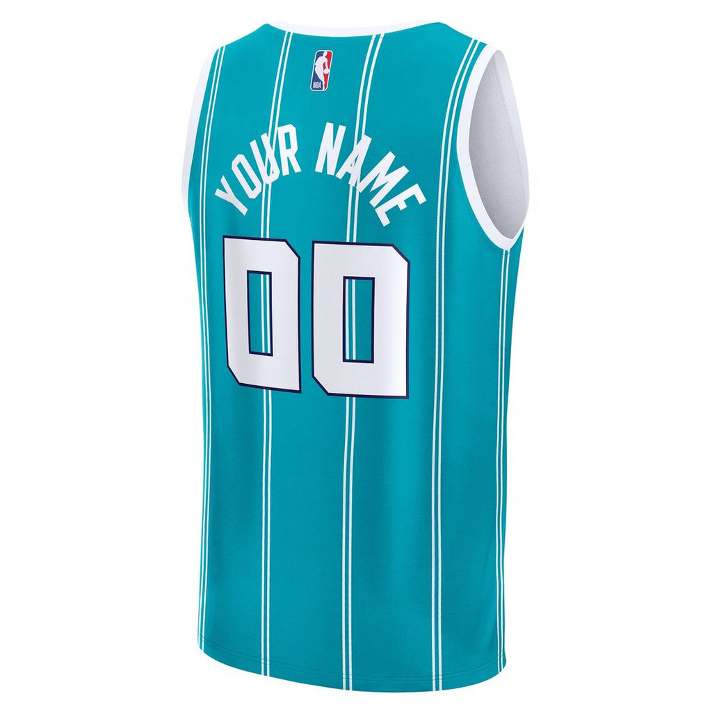 Charlotte Hornets Fanatics Fast Break Custom Jersey - Icon Edition - Purple | NBA Fan Gear