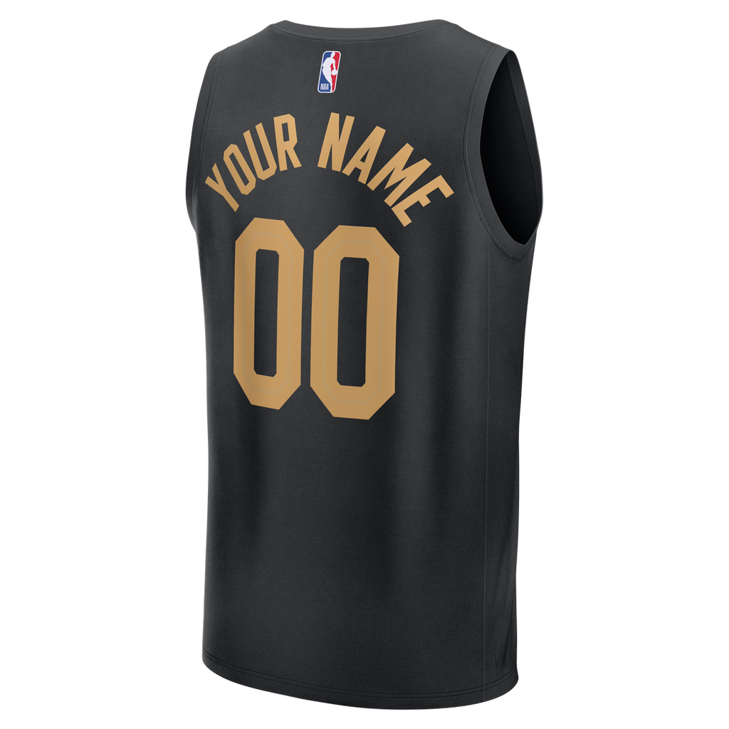 Cleveland Cavaliers Fanatics Youth Fast Break Custom Jersey - Statement Edition - Black | NBA Fan Gear
