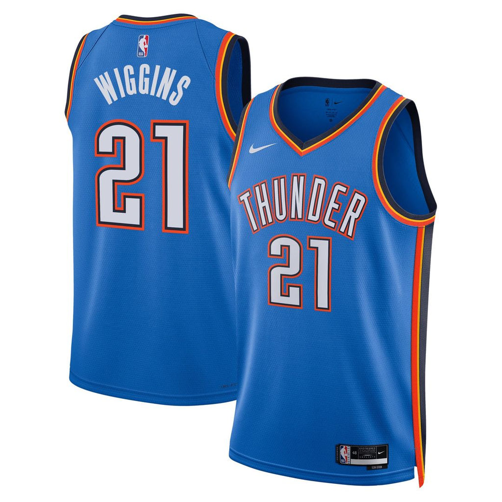 Aaron Wiggins Oklahoma City Thunder Nike Unisex Swingman Jersey - Icon Edition - Blue | NBA Fan Gear