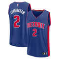 Cade Cunningham Detroit Pistons Fanatics Fast Break Replica Player Jersey - Icon Edition - Blue | NBA Fan Gear