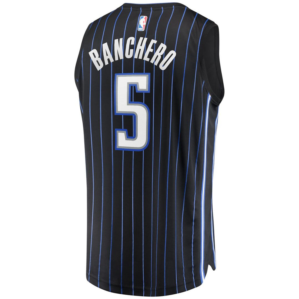 Paolo Banchero Orlando Magic Fanatics Youth Fast Break Player Jersey - Icon Edition - Black | NBA Fan Gear
