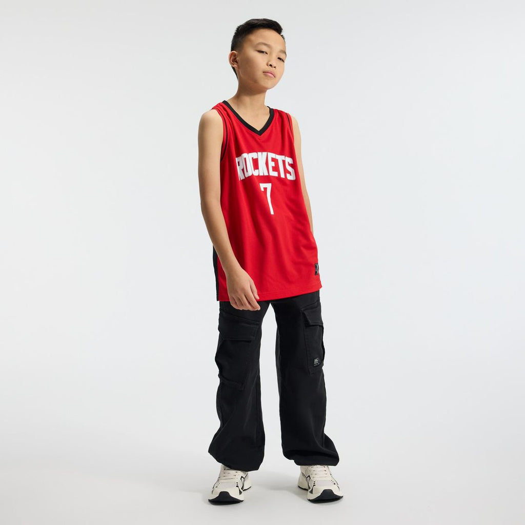 Kevin Durant Houston Rockets Fanatics Youth Fast Break Jersey - Icon Edition - Red | NBA Fan Gear
