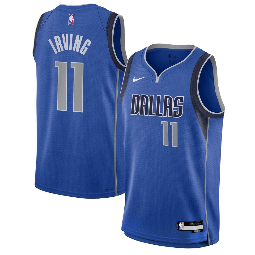 Kyrie Irving Dallas Mavericks Nike Youth Swingman Jersey - Icon Edition - Blue | NBA Fan Gear