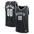 Brooklyn Nets Fanatics Fast Break Custom Jersey - Icon Edition - Black | NBA Fan Gear