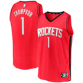 Amen Thompson Houston Rockets Fanatics Youth Fast Break Replica Jersey - Icon Edition - Red | NBA Fan Gear