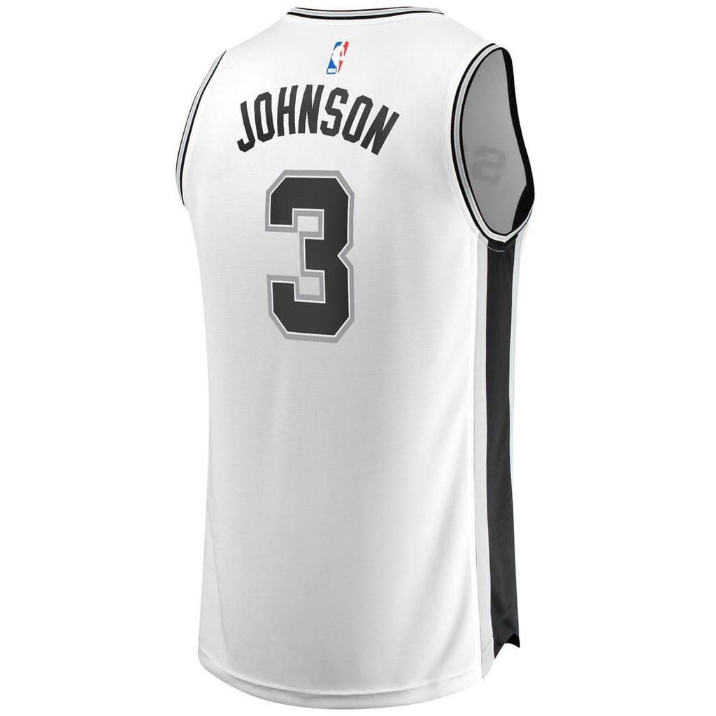 Keldon Johnson San Antonio Spurs Fanatics Fast Break Association Jersey - White | NBA Fan Gear