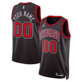 Chicago Bulls Jordan Brand Unisex Swingman Custom Jersey - Statement Edition - Black | NBA Fan Gear