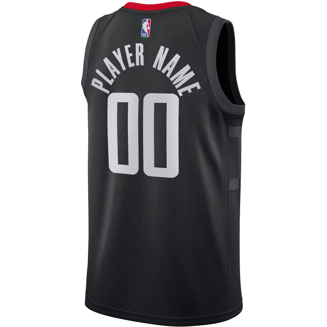 Houston Rockets Jordan Brand Swingman Custom Jersey - Statement Edition - Black | NBA Fan Gear