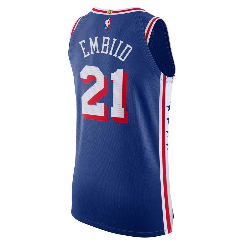 Joel Embiid Philadelphia 76ers Nike Authentic Jersey - Icon Edition - Royal | NBA Fan Gear