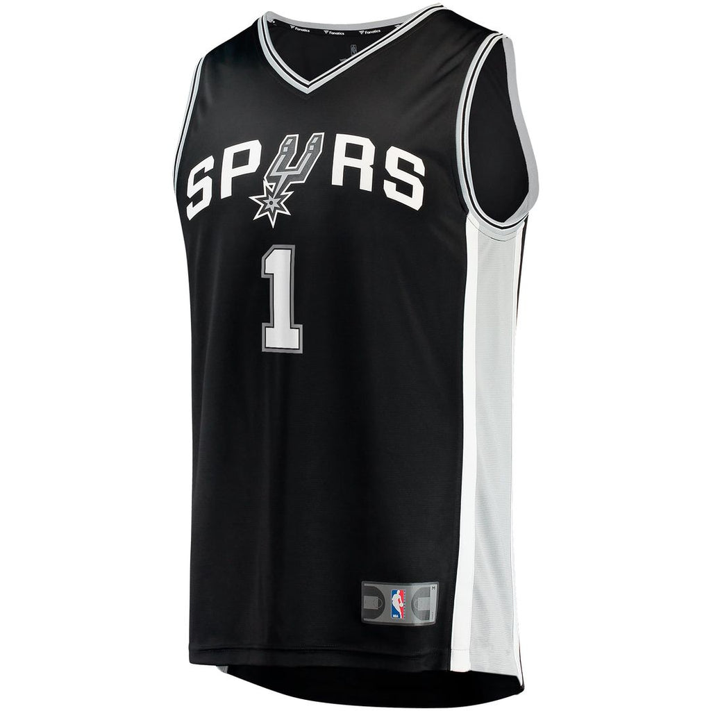 Victor Wembanyama San Antonio Spurs Fanatics Fast Break Replica Jersey - Icon Edition - Black | NBA Fan Gear