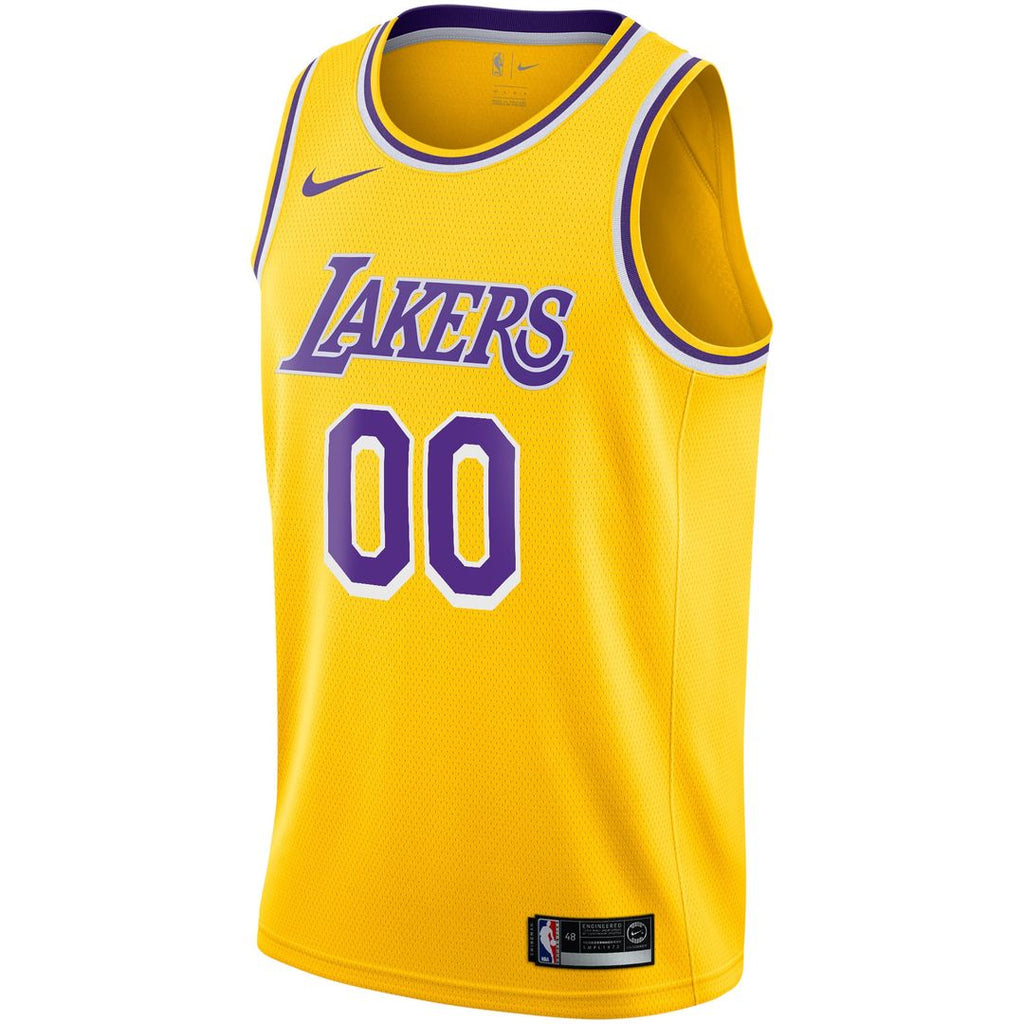 Los Angeles Lakers Nike Custom Swingman Jersey Gold - Icon Edition | NBA Fan Gear