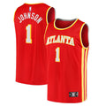 Jalen Johnson Atlanta Hawks Fanatics Fast Break Replica Jersey - Icon Edition - Red | NBA Fan Gear