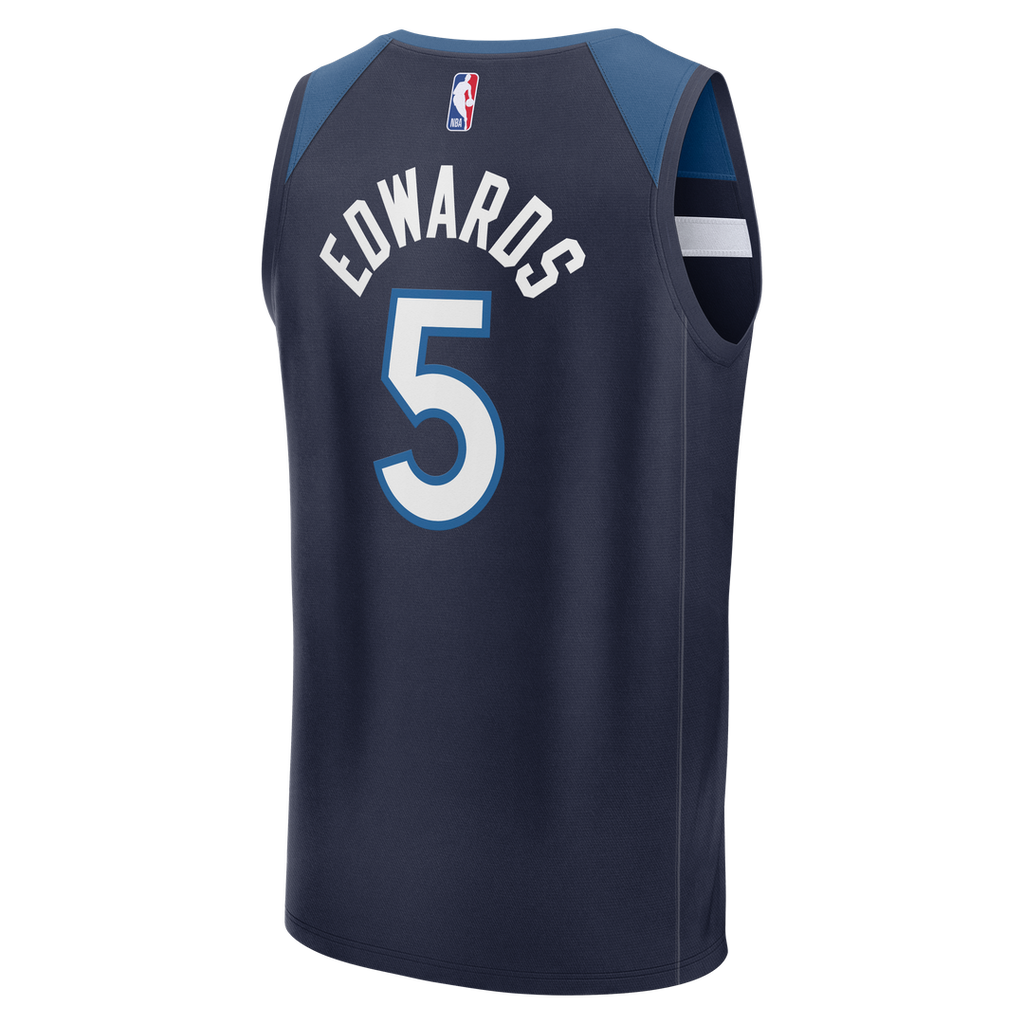 Anthony Edwards Minnesota Timberwolves Fanatics Fast Break Replica Player Jersey - Icon Edition - Navy | NBA Fan Gear