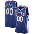 Philadelphia 76ers Nike 2020/ 21 Swingman Custom Jersey - Icon Edition - Royal | NBA Fan Gear