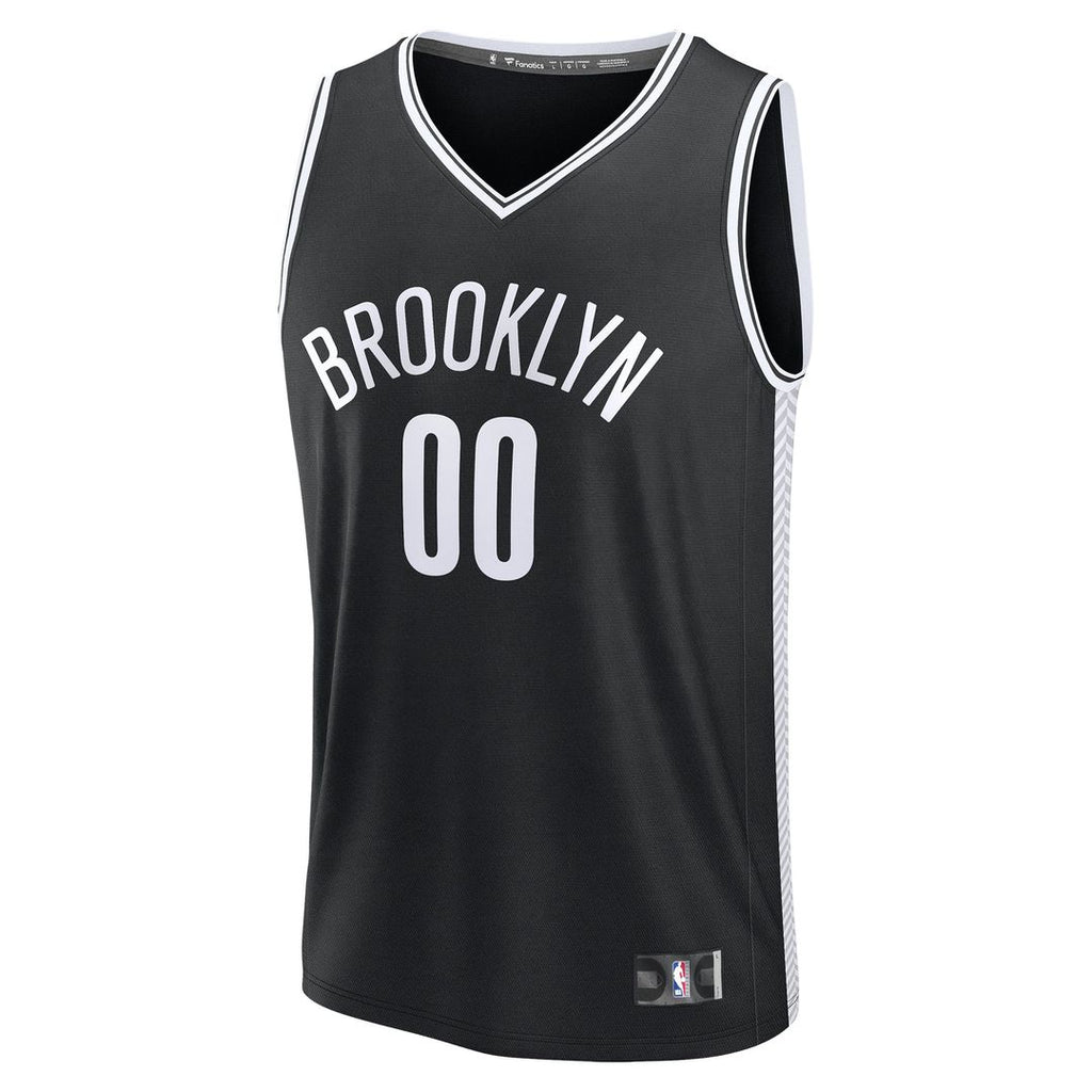 Brooklyn Nets Fanatics Fast Break Custom Jersey - Icon Edition - Black | NBA Fan Gear