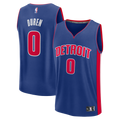 Jalen Duren Detroit Pistons Fanatics Fast Break Replica Jersey - Icon Edition - Blue | NBA Fan Gear
