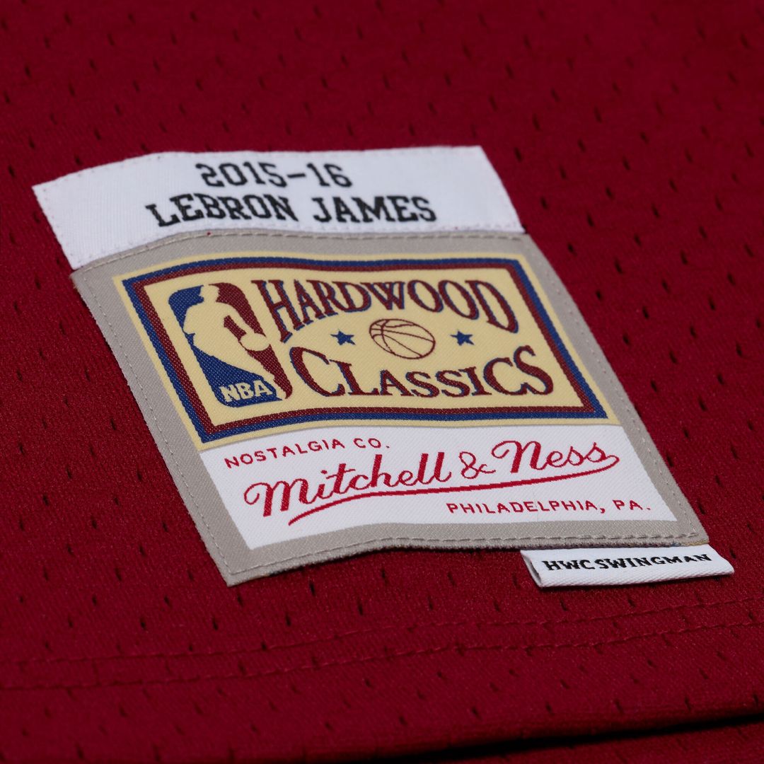 LeBron James Cleveland Cavaliers Mitchell & Ness 2015-16 Swingman Jersey - Wine | NBA Fan Gear