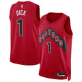Gradey Dick Toronto Raptors Nike Unisex Swingman Player Jersey - Icon Edition - Red | NBA Fan Gear