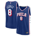 Paul George Philadelphia 76ers Fanatics Fast Break Replica Player Jersey - Icon Edition - Royal | NBA Fan Gear
