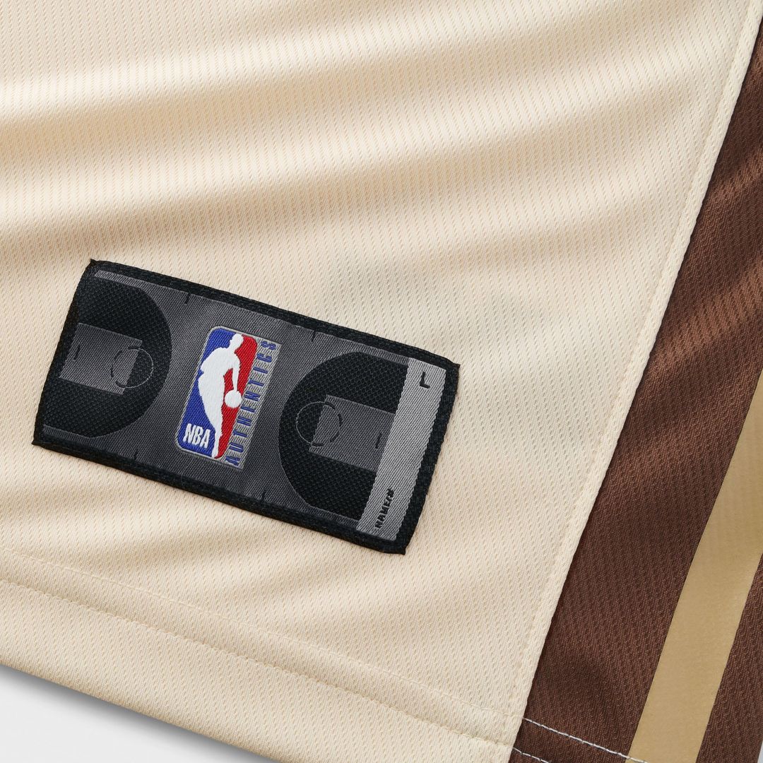 Jimmy Butler III Golden State Warriors Fanatics Youth 2025/ 26 City Edition Fast Break Jersey - Tan | NBA Fan Gear
