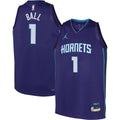 LaMelo Ball Charlotte Hornets Jordan Brand Youth Swingman Jersey - Statement Edition - Purple | NBA Fan Gear