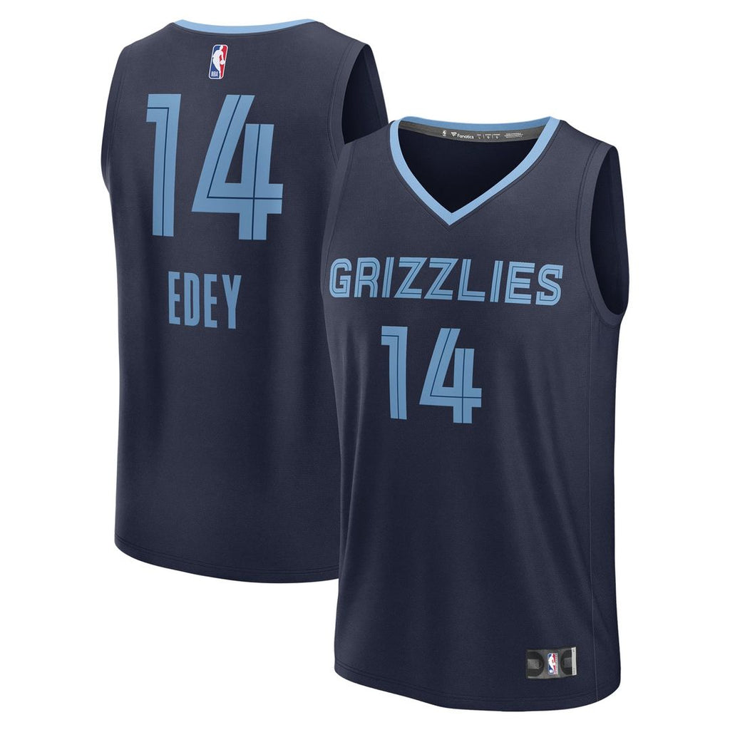 Zach Edey Memphis Grizzlies Fanatics 2024 NBA Draft Fast Break Player Jersey - Icon Edition - Navy | Fan Gear