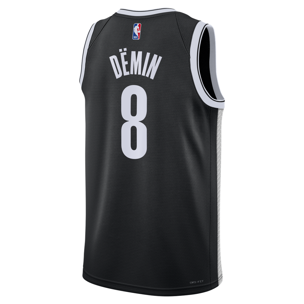 Egor Dëmin Brooklyn Nets Nike Unisex Swingman Jersey - Icon Edition - Black | NBA Fan Gear