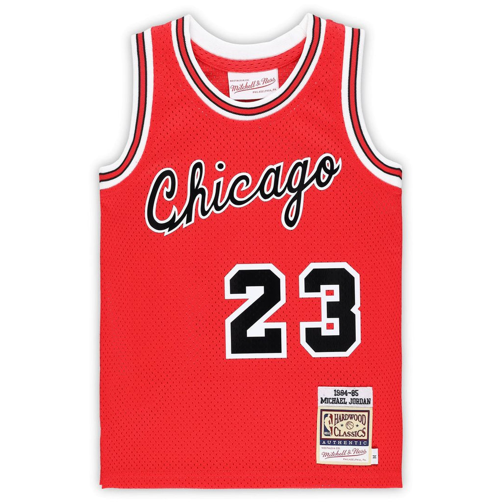 Michael Jordan Chicago Bulls Mitchell & Ness Preschool Hardwood Classics 1984/ 85 Authentic Swingman Jersey - Red | NBA Fan Gear