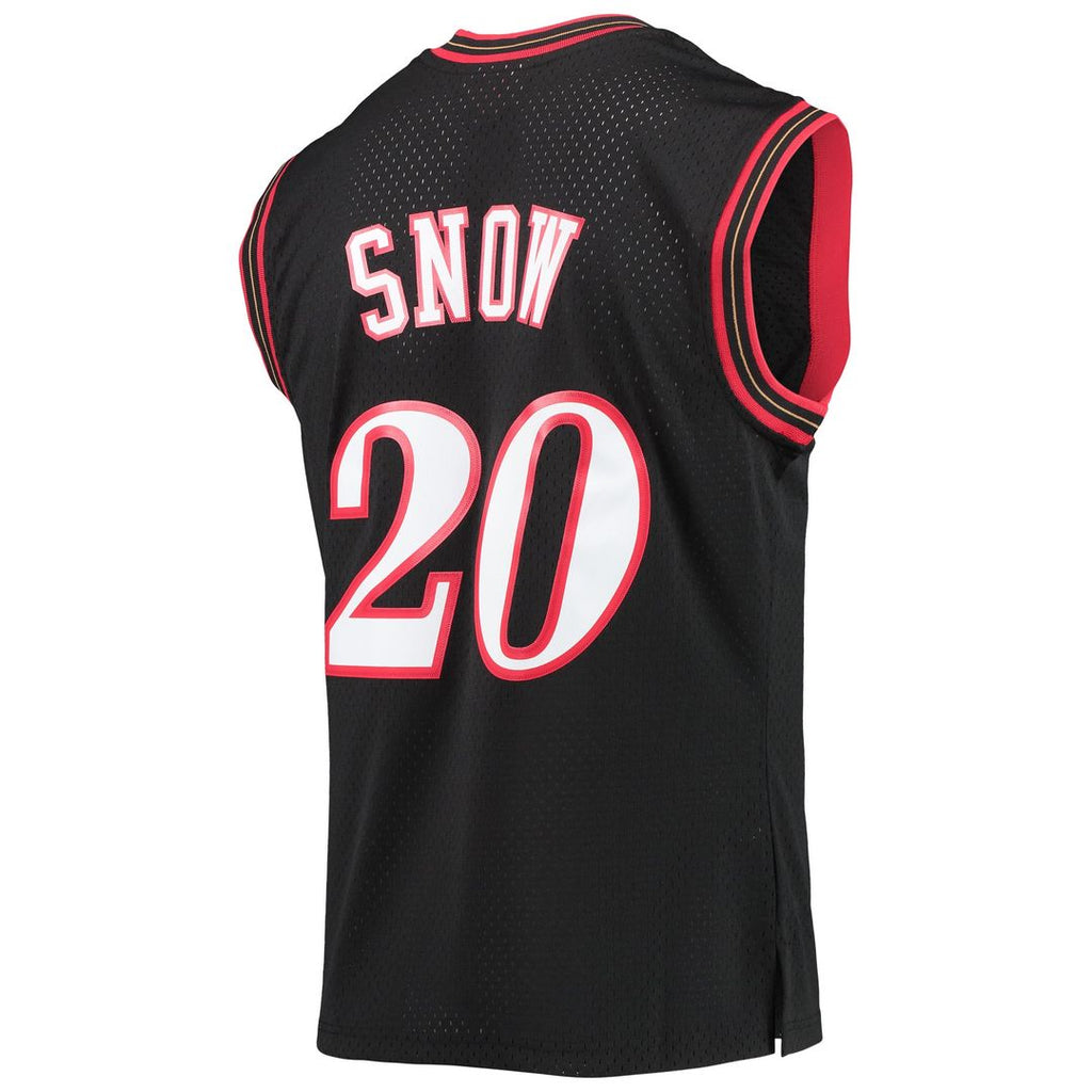 Eric Snow Philadelphia 76ers Mitchell & Ness 2000/ 01 Hardwood Classics Swingman Jersey - Black | NBA Fan Gear